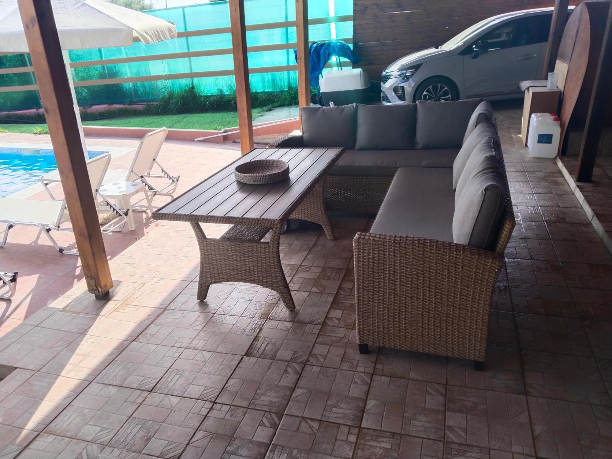 Maria Lemoni Swimming Pool Apartment Nea Skioni Luaran gambar
